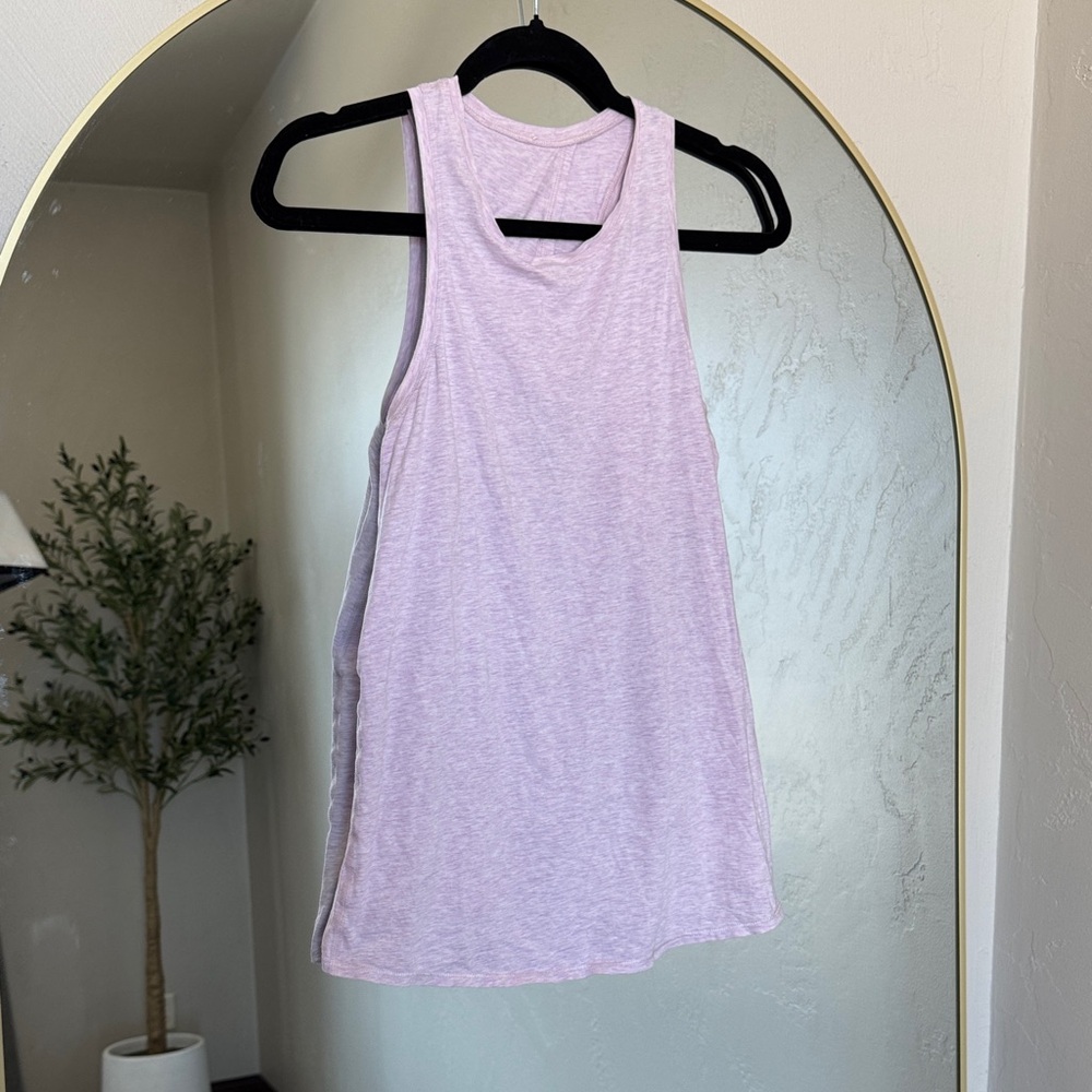 Lululemon Athletica Light Purple Tank Top
